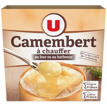 Image de U
Camembert à chauffer pasteurisé  23% de MG