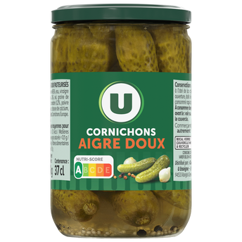 Image de U
Cornichons aigres-doux 72cl