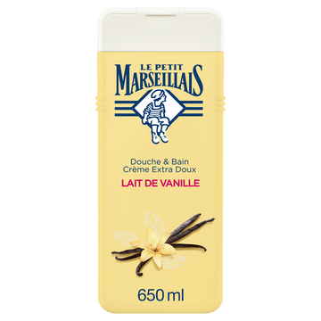 Le Petit Marseillais Douche & Bain Extra Doux Lait De Vanille Le Petit Marseillais, 650ml