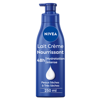 Image de Lait crème nourrissant pour peaux très sèches Body NIVEA , flacon de