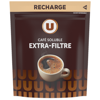 Image de U
Café soluble EXTRA-FILTRE - Recharge