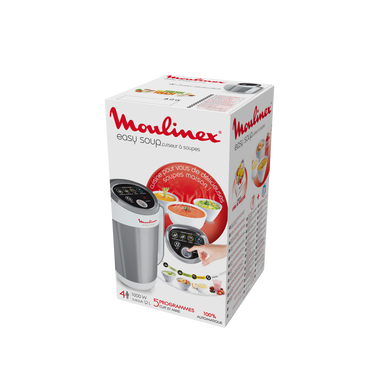 Moulinex Blender Chauffant Easy Soup - Lm841110 - 1,2 L - Blanc à