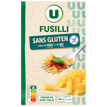 Image de U SANS GLUTEN
Fusilli sans gluten