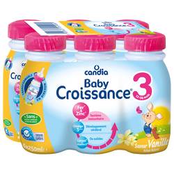 Lait Pour Bebe A La Vanille Baby Croissance 3 Candia Des 10 Mois 6 Bouteilles De 25cl Super U Hyper U U Express Www Coursesu Com