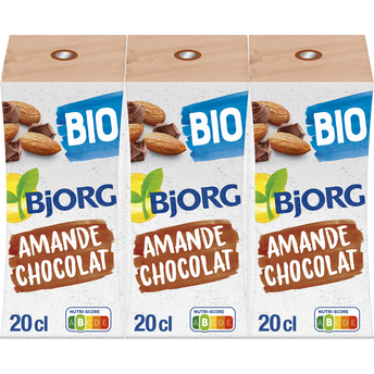 Image de Boisson végétale Amande chocolat BIO BJORG - 3 briques de