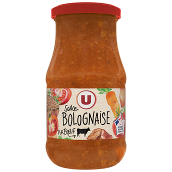 Image de U
Sauce bolognaise  bocal de 446ml