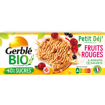 Image de Gâteau Petit dej'aux fruits rouges GERBLE BIO, étui