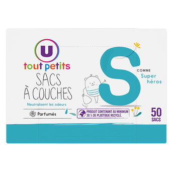 Image de U TOUT PETITS
Sacs à couches parfumés
