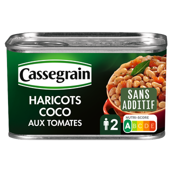 Image de Haricots coco cuisinés aux tomates - Boîte