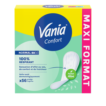 Image de Protège-slips confort aloe véra VANIA