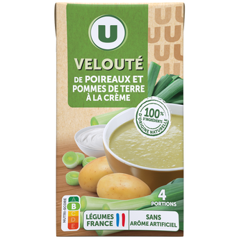 Image de U
Soupe Velouté poireaux et pommes de terre brique de 1