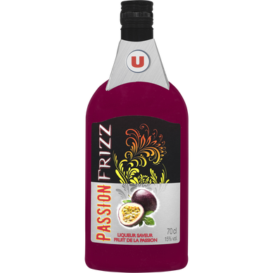 Liqueur Frizz saveur fruits passion, 15°, bouteille de 70cl - Super U,  Hyper U, U Express 