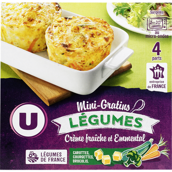 Image de U
Mini gratins de légumes