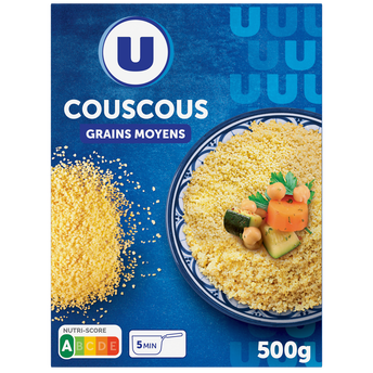 Image de U
Graine couscous grains moyens étui de
