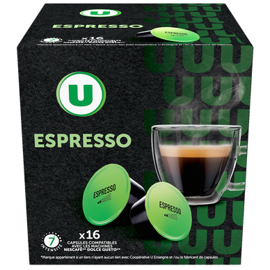 Café en grains Expresso - 500g - Super U, Hyper U, U Express 