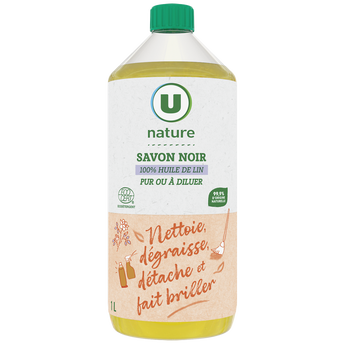 Image de U NATURE
Savon noir à l'huile de lin flacon