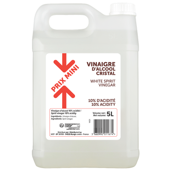 Image de Vinaigre d'alcool cristal 10° PRIX MINI