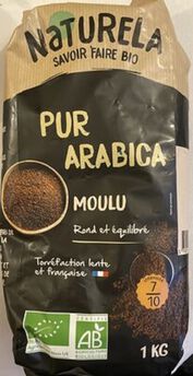 Image de Café moulu pur Arabica bio NATURELA