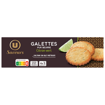 Image de U SAVEURS
Biscuits Galettes au citron vert