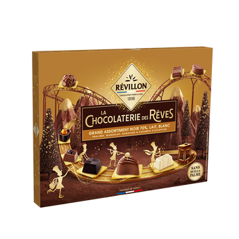 Image de La chocolaterie des rêves collection noir, lait & blanc REVILLON