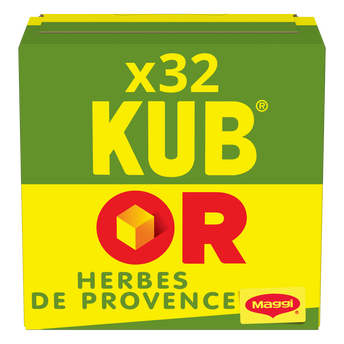 Image de Bouillon cube herbes de Provence Kub Or MAGGI, boite de 16 cubes
