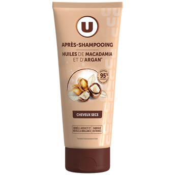 Image de U
Après-shampooing Cheveux secs, huile argan & macadamia