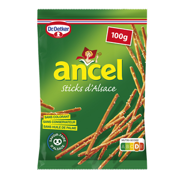 Image de Biscuits apéritifs sticks d'Alsace DR OETKER, étui de