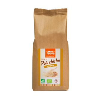 Image de Farine de pois chiche bio sans gluten MONFOURNIL