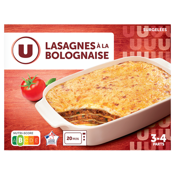Image de U
Lasagnes à la bolognaise