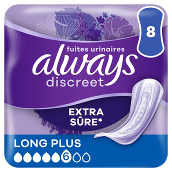 Image de Serviettes pour fuites urinaires ALWAYS DISCREET