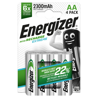 Image de Piles Energizer prechargees ext, hr6, 4