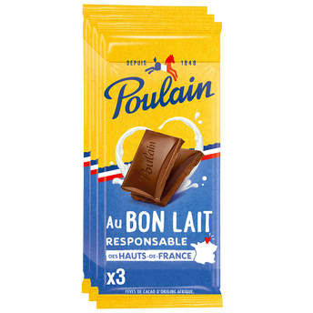 Image de Tablette Chocolat Lait POULAIN