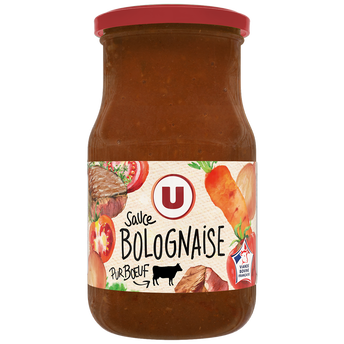 Image de U
Sauce bolognaise  bocal de 720ml