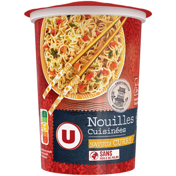 Image de U
Nouilles cup cuisinées saveur curry