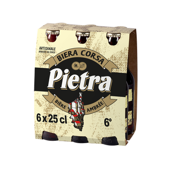 Image de Bière ambrée PIETRA, 6° - Bouteille
