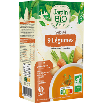 Image de Velouté douceur aux 9 légumes bio JARDIN BIO