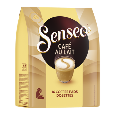 Café au lait dosette SENSEO - Compatible SENSEO - x16 - Super U, Hyper U, U  Express 