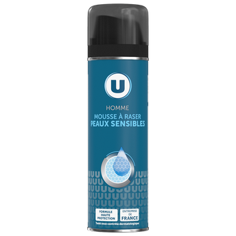 Image de U
Mousse à raser homme peaux sensibles atomiseur