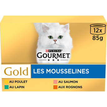 Image de Sachets fraîcheur pour chat GOLD Les Mousselines GOURMET