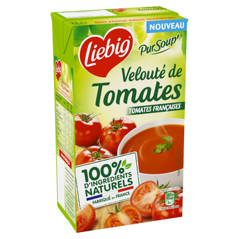 Image de Soupe Pur'Soup velouté de tomates française LIEBIG brique