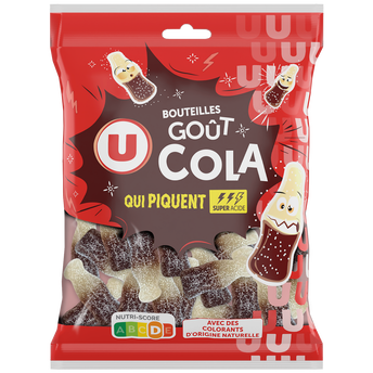 Image de U
Bonbons Gélifiés bouteilles cola - sachet