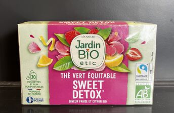 Image de Préparation aromatrisé thé vert détox bio JARDIN BIO