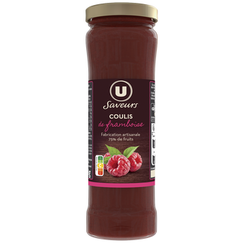 Image de U SAVEURS
Coulis de framboises  pot de