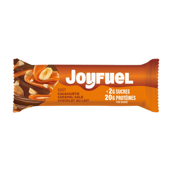 Image de Barre protéinée chocolat lait cacahuètes caramel et JOYFUEL