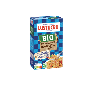 Lustucru Coquillettes Complètes Bio Lustucru, 400g