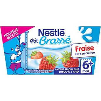 Image de P'tit brassé frse lactées d.6 mois NESTLE coupel.4x100g