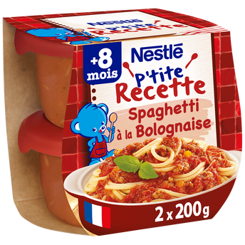 Image de Plats complets P'TITE RECETTE Spaghetti bolognaise