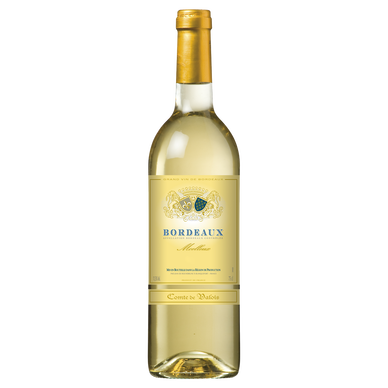 Vin blanc moelleux AOP Bordeaux Comté de Valois, bouteille de 75cl