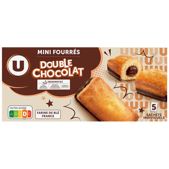 Image de U
Gâteau Mini fourré double chocolat