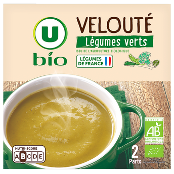 Image de U BIO
Soupe Velouté de légumes verts 2 briques de 30cl